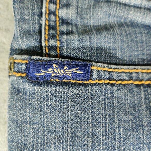 Cowgirl Up Jeans Womens 12/26 Blue Mid Rise Western Bootcut Denim Classicore - Picture 4 of 12